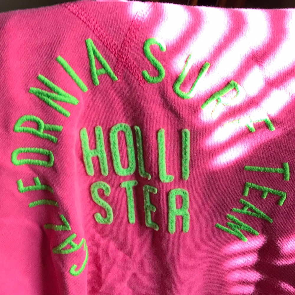 A pink hollister jacket